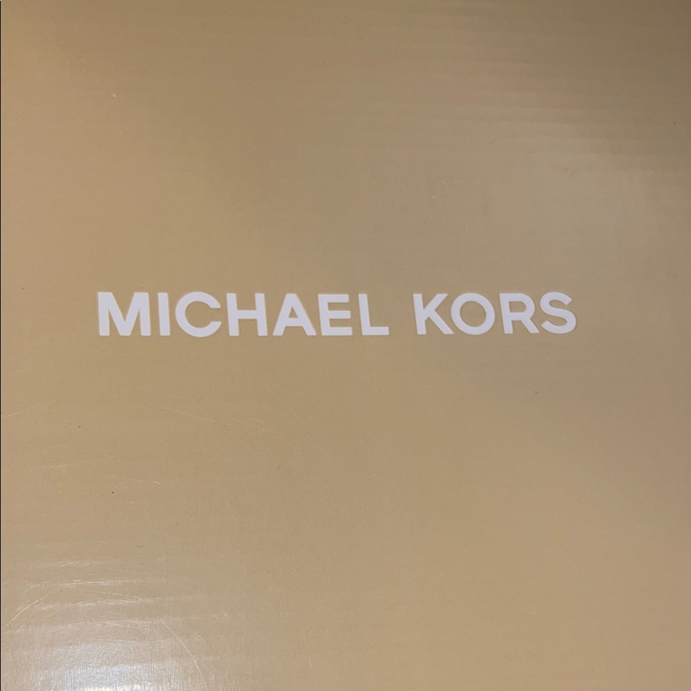 Michael Kors Metallic Gold Wedge Sandals - Picture 8 of 9